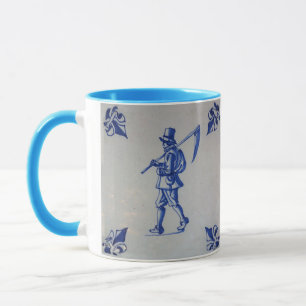 De Blauwe Tegel van Delft - Sjabloon Mok