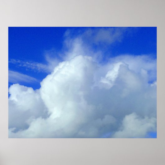 De Blauwe Verte Poster (Voorkant)