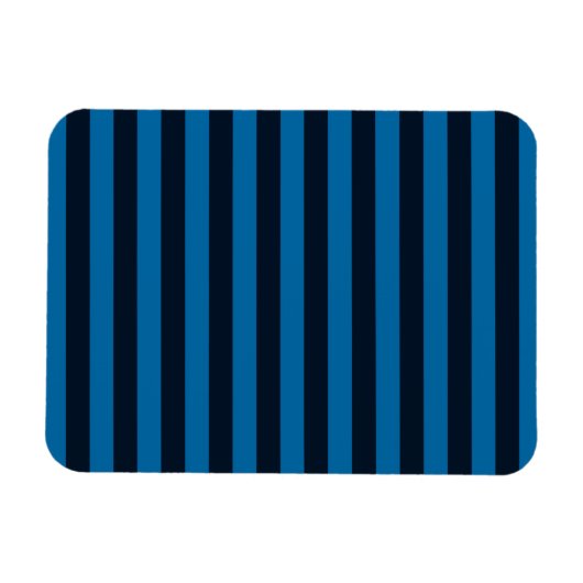 De blauwe Verticale Stripes Achtergrond past dit a Magneet (Horizontaal)