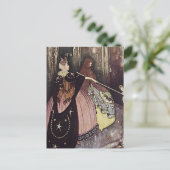 “De Blauwe Vogel” van Edmund Dulac Briefkaart (Staand voorkant)