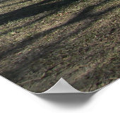 De blauwe walvis van Catoosa Poster (Hoek)