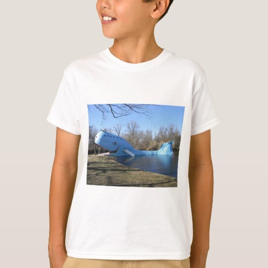 De blauwe walvis van Catoosa T-shirt (Voorkant)