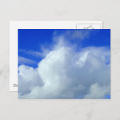 De blauwe Yonder Briefkaart (Voorkant / Achterkant)