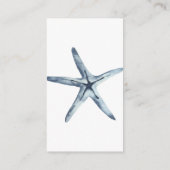 De blauwe zeester | Bruiloft hotelaccommodatie Informatiekaartje (Achterkant)