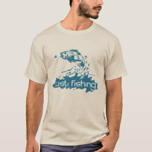 De blauwgroen enkel t-shirt van de Visserij