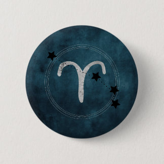 De blauwgroen sterren van de Zam Dic-constellatie Ronde Button 5,7 Cm