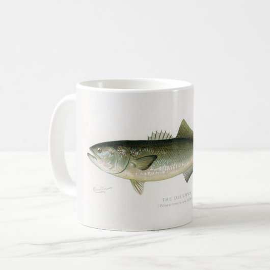De Blauwvintonvissermok Koffiemok (Voorkant links)