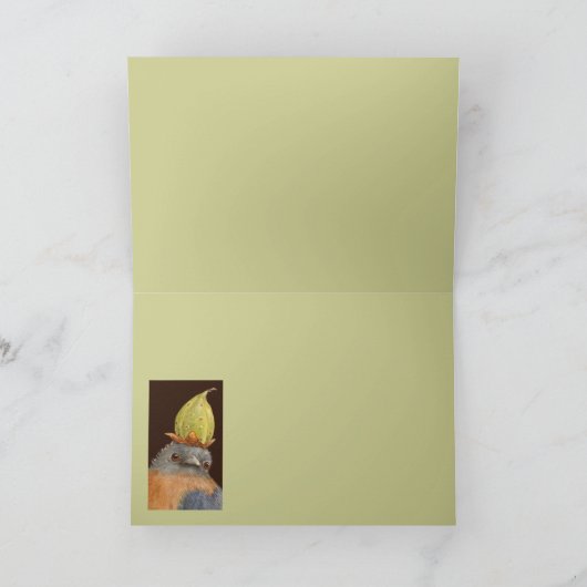 De blauwvogelkaart reinigen kaart (Binnen)