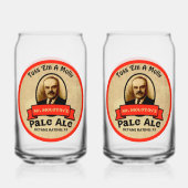 De Bleke Ale van de heer Molotov Blikvorm Glas (Achterkant)