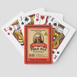 De Bleke Ale van de heer Molotov Pokerkaarten