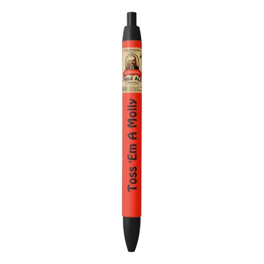De Bleke Ale van de heer Molotov Zwarte Inkt Pen (Voorkant Verticaal)