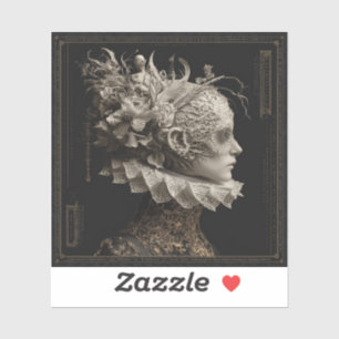 De Bleke Soeverein — Gotische Fijne Kunst Sticker