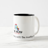 De Bleu Rooster_Logo-01 Tweekleurige Koffiemok (Voorkant rechts)