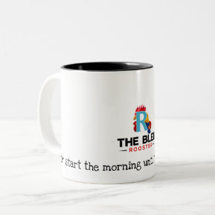 De Bleu Rooster_Logo-01 Tweekleurige Koffiemok