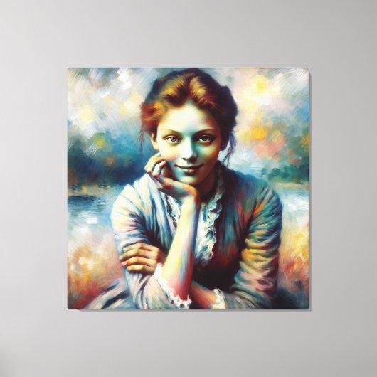 DE BLIK VAN BELA CANVAS AFDRUK (Voorkant)