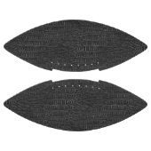 De blik van de zwarte realistische Alligatorhuid American Football (Panelen)