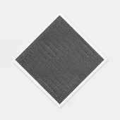 De blik van de zwarte realistische Alligatorhuid Servetten (Hoek)