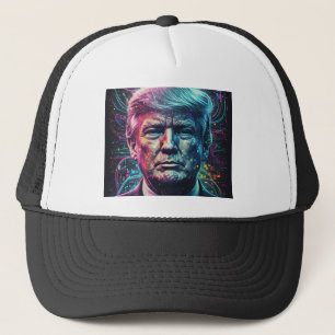 De blik van Donald Trump. Trucker Pet