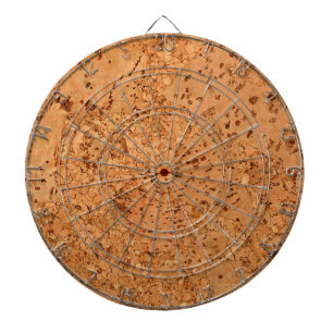 De blik van Macadamia Cork de Houten Korrel van Dartbord