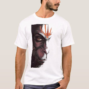 De blik van Mahakaal half onthuld, volledig eeuwig T-shirt