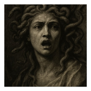 De blik van Medusa Perfect Poster