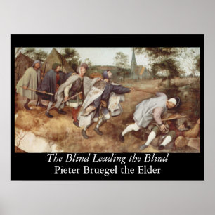 De blinde leider van het Blinde - 1568 Poster
