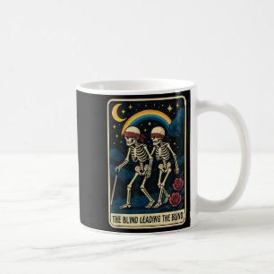 De blinde leidt de blinde Grappige Tarot Kaart Ske Koffiemok