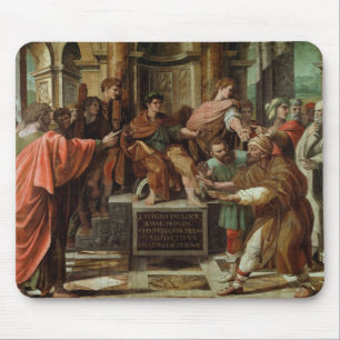 De Blinding van Elymas (cartoon voor de Sistine Ch Muismat