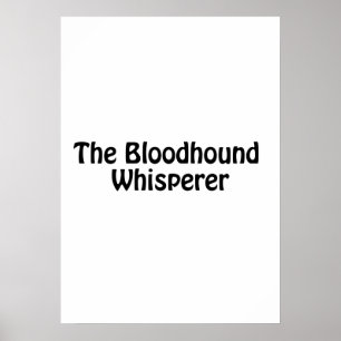 de bloedhond fluisteraar poster