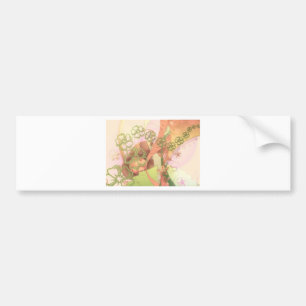De bloem komt Digitale de Kunst van het Lot van de Bumpersticker