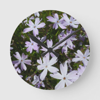De bloem van de flox ronde klok