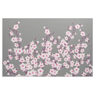De bloemen Bloesems van de Kers Stof