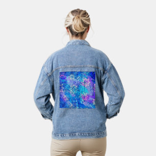 De bloemen groeien in Sapphire Pond Denim Jacket