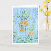 De bloemen Kaart van de Groeten van het Mozaïek (Gele Bloem)