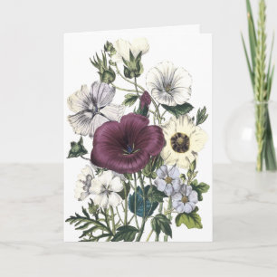 De bloemen Kaart van Gelukwensen