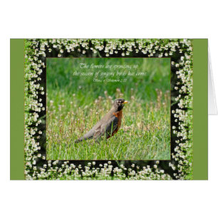 De bloemen springen op Parakaleo kaart