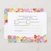 De Bloemen van de Lente van de Zomer van het Kaart (Voorkant / Achterkant)