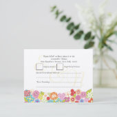 De Bloemen van de Lente van de Zomer van het Kaart (Staand voorkant)