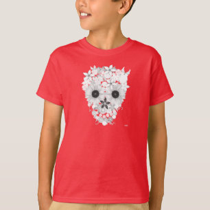 De bloemen van de schedel t-shirt