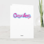 De Bloemen van de waterverf in vazen Kaart (Achterkant)