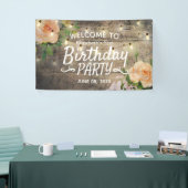 De bloemen van het Hood van de Partij van de geboo Spandoek (Beurs)