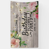 De bloemen van het Hood van de Partij van de geboo Spandoek (Verticaal)