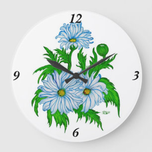 De bloemen van madeliefjes grote klok