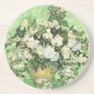 De bloemen van Van Gogh in de vaas Zandsteen Onderzetter