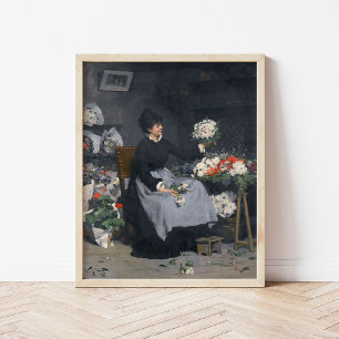 De bloemenhandelaar Victor Gabriel Gilbert Poster