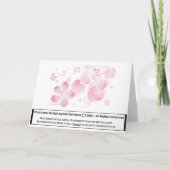 De Bloesem van de kers - de Kaart van de (Achterkant)