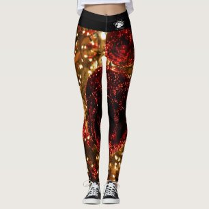 De blonde & brak - Gevormde Leggings - Wit Logo