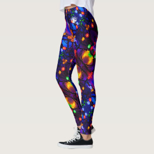 De blonde & brak - Gevormde Leggings - Wit Logo