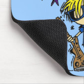 De blonde Ster van de Rots van de Jongen Muismat (Hoek)