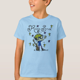 De blonde Ster van de Rots van de Jongen T-shirt